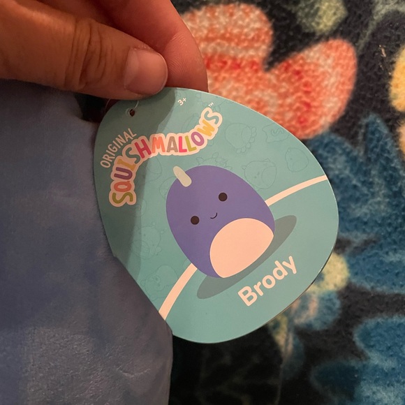 BRODY the blue dinosaur SQUISHMALLOW 8” - Picture 3 of 3